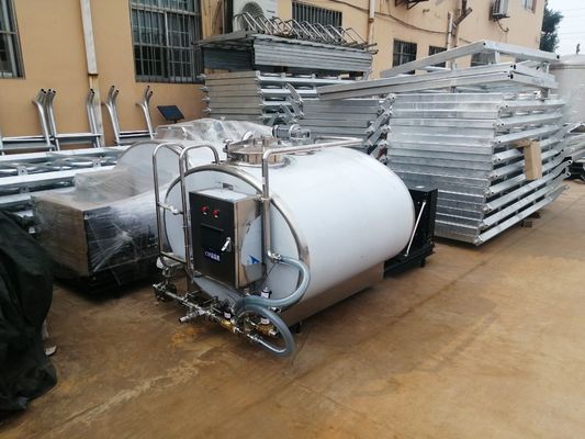 Fresh 1000 Liter Milk Cooling Tank 304 Stainless Steel
