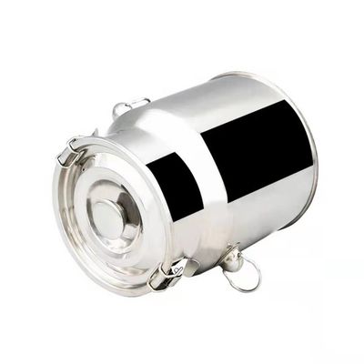 SS201 5 Liter Stainless Steel Bucket With Lid 0.8mm Thickness