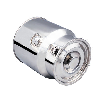15L Storage Mixing Tank SS 304 Food packaging Stainless Steel Milk Pail