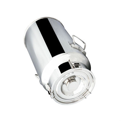 SS304 20 litre Stainless Steel Milk Can With Spigot Sealed Bucket Storage Milk Pail
