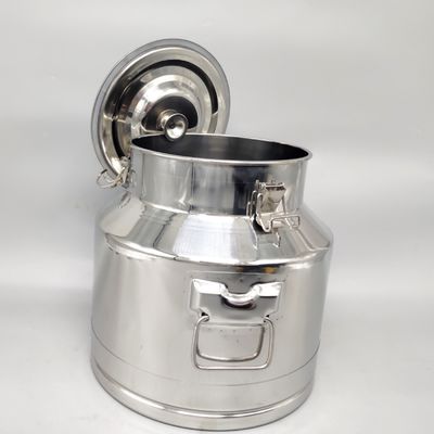 15L Mini-capacity Sealed bucket 304 Stainless steel 1.0mm Thickness milk can