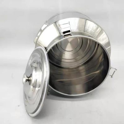 15L Multi-Purpose Sealed Barrel SS304 Food Grade Bucket Stainless Steel Milk Cans With Tap