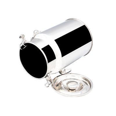 Metal Condensed SS Storage Containers 15L Milk Pail With Lid