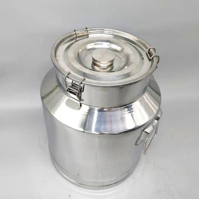 25L Honey Barrels Storage Bucket Grain Stainless Steel Drum Milk Barrel