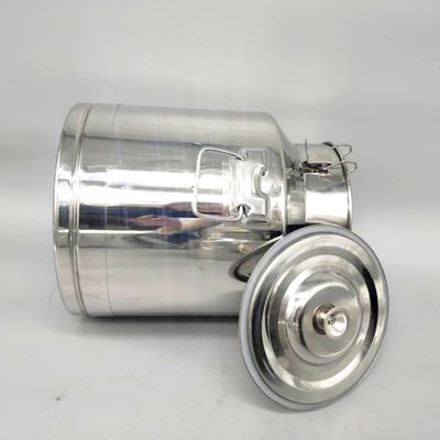 25L Honey Barrels Storage Bucket Grain Stainless Steel Drum Milk Barrel
