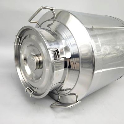 25L Honey Barrels Storage Bucket Grain Stainless Steel Drum Milk Barrel