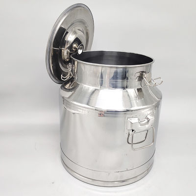 Thickness 1.0mm Milk Can 25 Liter Storage Barrel Corrosion Resistant