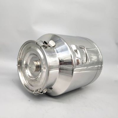 25L SS304 Metal Storage Tank Tea Can Coffee Sugar Sealed Transport Milk Cans