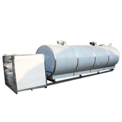 304SS Automatic 2000 Liter Milk Cooling Tank For Dairy Farm