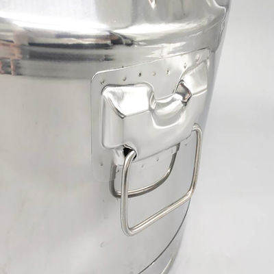 SS304 30L Milk Production Drawing Used Stainless Steel Milk Cans With Sealed Lid
