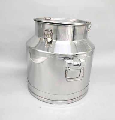 SS304 30L Milk Production Drawing Used Stainless Steel Milk Cans With Sealed Lid