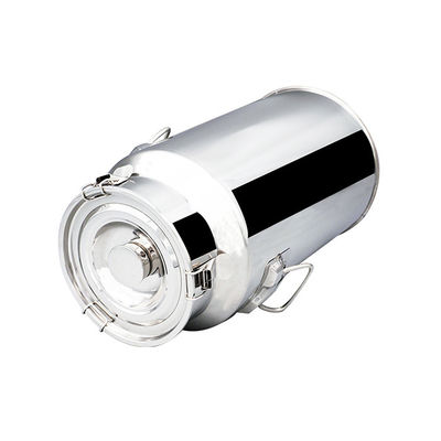 SS304 30L Milk Production Drawing Used Stainless Steel Milk Cans With Sealed Lid