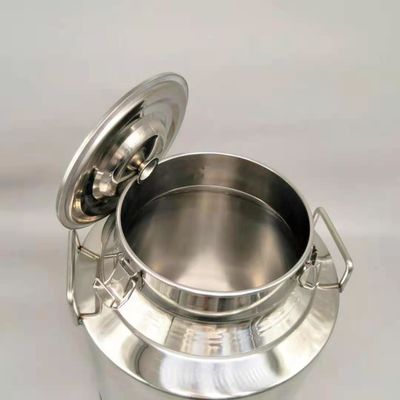 SS304 40 Litre Stainless Steel Milk Can Silver Colour For Transport