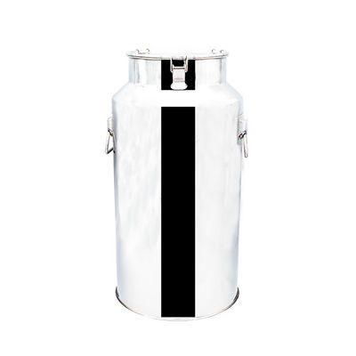 SS304 40 Litre Stainless Steel Milk Can Silver Colour For Transport
