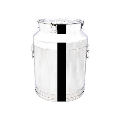 Mirror Polishing 40ltr Stainless Steel Peanut Butter Farm Sealed Milk Can