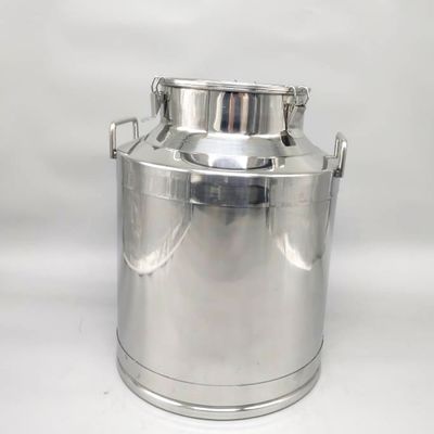Mirror Polishing 40ltr Stainless Steel Peanut Butter Farm Sealed Milk Can