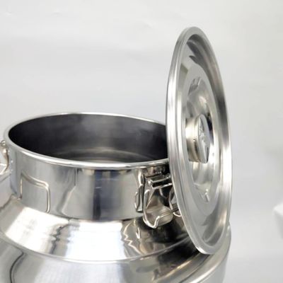 Mirror Polishing 40ltr Stainless Steel Peanut Butter Farm Sealed Milk Can