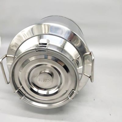 Mirror Polishing 40ltr Stainless Steel Peanut Butter Farm Sealed Milk Can