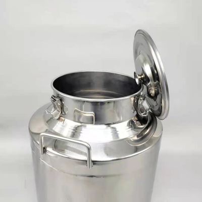 50L Sliver Colour Cow Used 304 Stainless Steel Transport Milk Cans