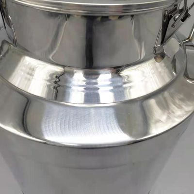 50L Sliver Colour Cow Used 304 Stainless Steel Transport Milk Cans