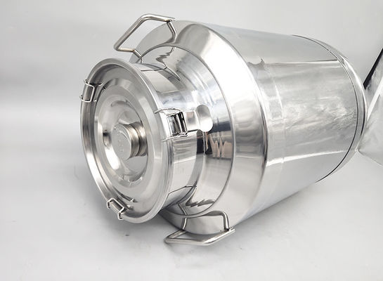 Rust Resistant 1.0mm 50 Litre Stainless Steel Milk Can Farm Sealed Storage