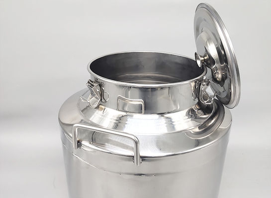 Large Capacity SS304 50 Litre Milk Can Corrosion Resistance SS Food Container