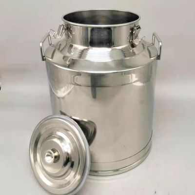 70L No Rust Olive Oil Stainless Steel Milk Can Sealed Pails Barrels With Tap