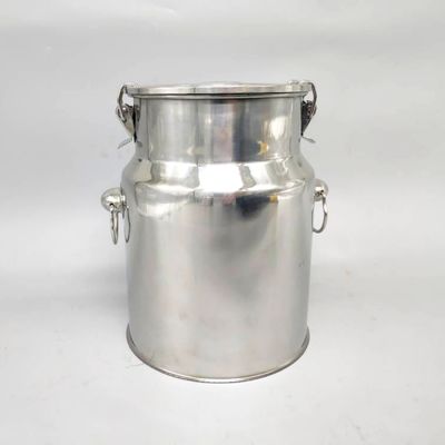 SS201 5 Liter Stainless Steel Bucket With Lid 0.8mm Thickness