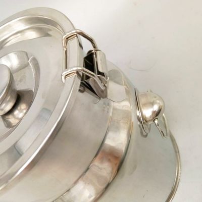 SS201 5 Liter Stainless Steel Bucket With Lid 0.8mm Thickness