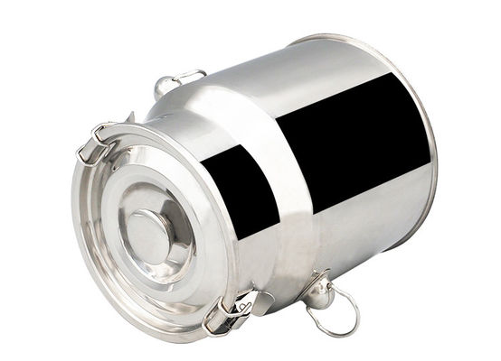 Thickness 0.6mm Silicone Seal 1 Gallon Stainless Steel Milk Can 201