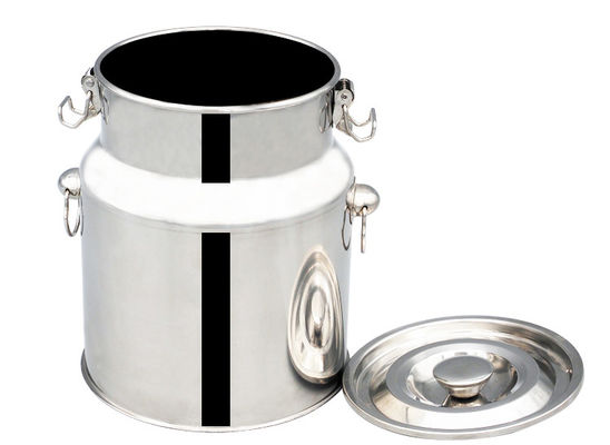 Thickness 0.6mm Silicone Seal 1 Gallon Stainless Steel Milk Can 201