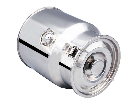 Thickness 0.6mm Silicone Seal 1 Gallon Stainless Steel Milk Can 201