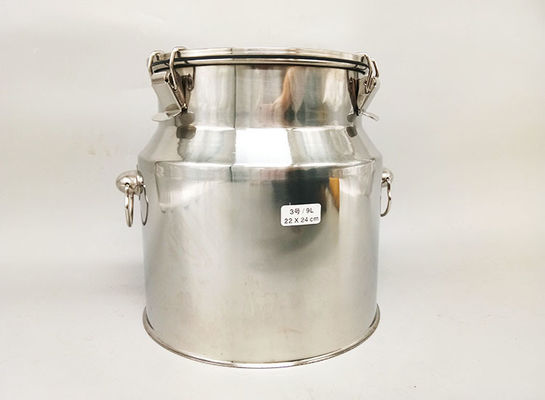 9 Litres Liquid Storage Tank  No magnetic 201 Stainless Steel milk can