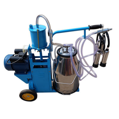 Single Bucket 25L Small Dairy Milking Equipment 51kg Piston Type Milking Machine