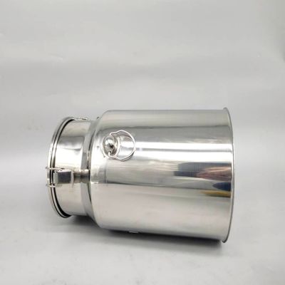 Polished 11L Stainless Steel Milk Can sanitary For Storaging