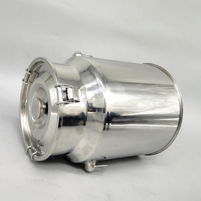Polished 11L Stainless Steel Milk Can sanitary For Storaging