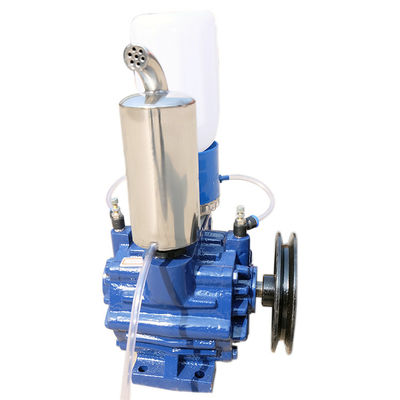 220V 90Kpa Rotary Vane Vacuum Pump switch belt drive