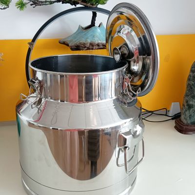 Thickened 20L Sealed Stainless Steel Milk Can Food Grade SUS304 Milk Storage