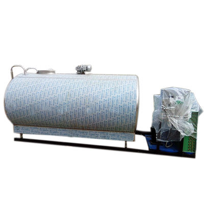 Agitator Speed 36r/Min 1000 Litre Milk Tank For Raw Milk Cooling