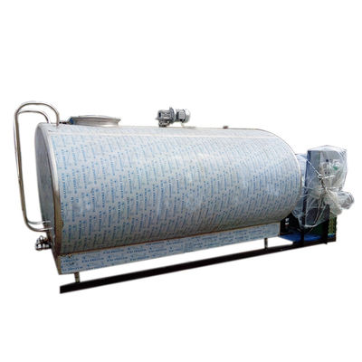 Agitator Speed 36r/Min 1000 Litre Milk Tank For Raw Milk Cooling