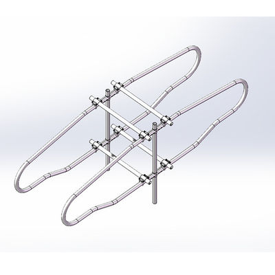 Stainless Steel two side cow free stall Anti Corrosion