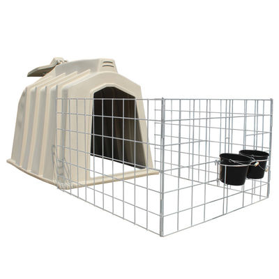 Galvanized Mesh Length 220cm Plastic Calf Shelters Easily Clean