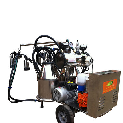 220L/Min Portable Milking Machine Two Bucket Electric For Goat