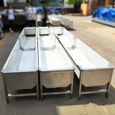 1.2mm Stainless Steel Drinking Trough 250W Farm Animal Feeding Troughs