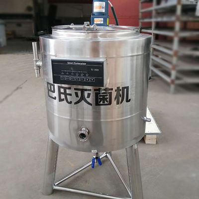 Small Batch Stainless Steel Pasteurizer Milk Pasteurization Machine 5-500L