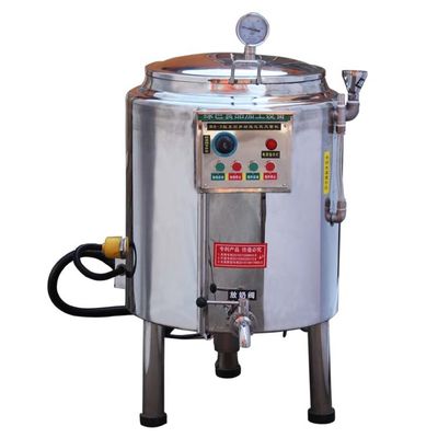 Mini 10L Milk Pasteurization Equipment For Liquid Fresh Fruit Juice