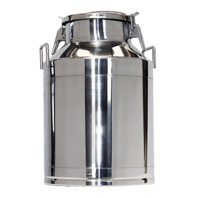 20 Liter Stainless Steel Milk Jug 5 Gallon Bucket Pail Handle Lid