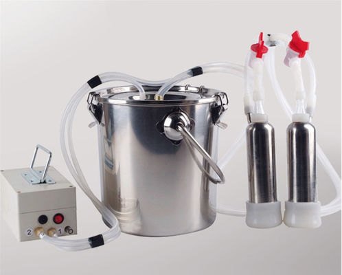 Portable Electric Stainless Steel Cow Milking Machine Reinforced Hemming For Longer Life