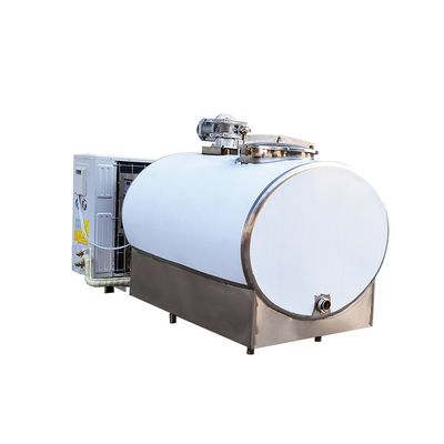Double Jacketed Storage Milk Cooling Tank 500L Stainless Steel 304