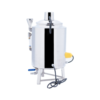 Highly stirred sterilized milk pasteurizer for household use